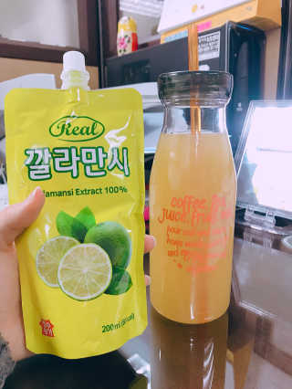 장수농가 리얼깔라만시 — 5점을 준 리뷰어가 2018년 4월 올린 사용 사진