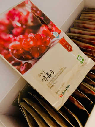 [하이헬스] 정말 진하고 맛있는 유기농 석류즙 30포 — 4점을 준 리뷰어가 2019년 11월 올린 사용 사진