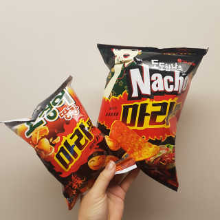 오징어땅콩,도도한나쵸 오징어땅콩 마라맛, 도도한나쵸 마라맛 — 5점을 준 리뷰어가 2019년 8월 올린 사용 사진