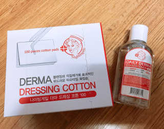 나이팅게일 광채토너130ml+더마 드레싱 코튼 100 SET — 5점을 준 리뷰어가 2018년 5월 올린 사용 사진