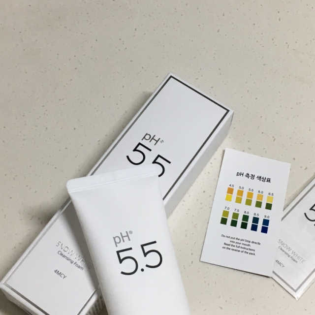 포므시 스노우화이트클렌징폼pH5.5 리뷰 사진