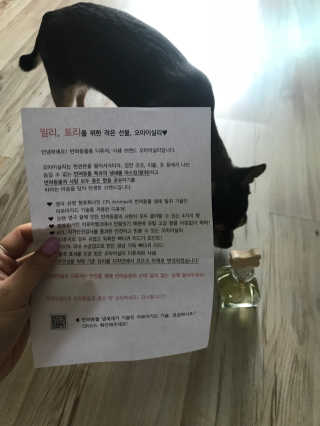 오!마이실리 오마이실리 반려동물 디퓨저 — 4점을 준 리뷰어가 2018년 6월 올린 사용 사진