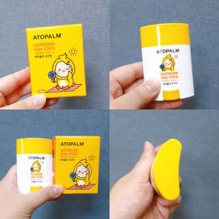 아토팜 야외놀이 선스틱 SPF50+ PA++++ — 5점을 준 리뷰어가 2020년 3월 올린 사용 사진