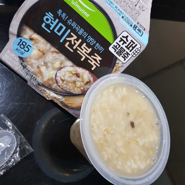 슈퍼곡물죽 귀리소고기죽, 현미전복죽, 오곡삼계죽 리뷰 사진