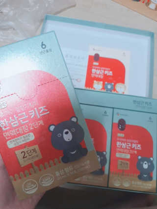 한삼근 블랙라벨 CJ헬스케어 한삼근 키즈 면역대장 2단계 — 5점을 준 리뷰어가 2019년 10월 올린 사용 사진
