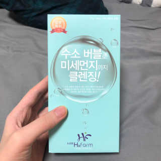 수소톡톡 H₂farm 수소 클렌징솝 미니 4종세트 — 4점을 준 리뷰어가 2019년 1월 올린 사용 사진