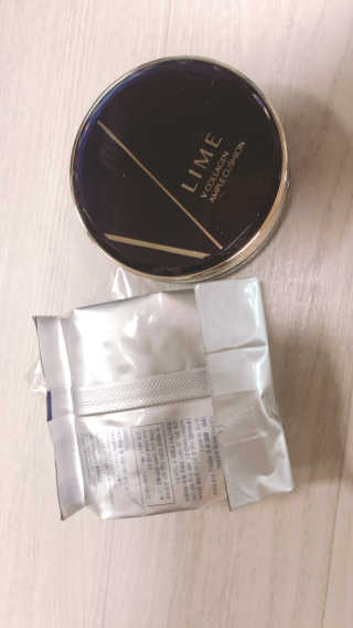 라임코스메틱 V 콜라겐 앰플 쿠션 — 5점을 준 리뷰어가 2019년 12월 올린 사용 사진
