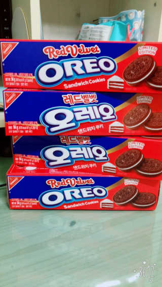 오레오 레드벨벳 — 4.5점을 준 리뷰어가 2018년 1월 올린 사용 사진