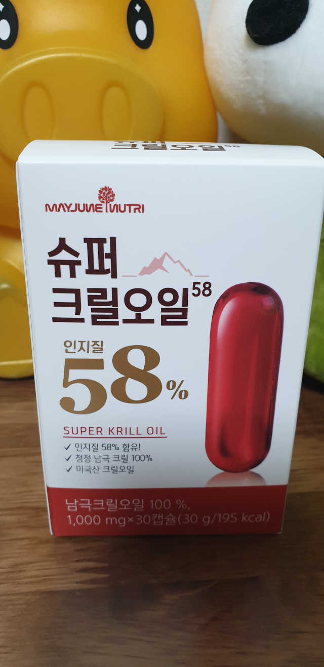 메이준뉴트리 슈퍼 크릴 오일58 1000mg x 30캡슐 리뷰 사진