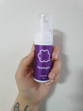 폼글 I foamgle [폼글] 거품가글 50ml 3종 - 민트, 라벤더, 라즈베리 — 5점을 준 리뷰어가 2019년 12월 올린 사용 사진
