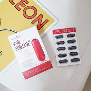 메이준뉴트리 슈퍼 크릴 오일58 1000mg x 30캡슐 — 5점을 준 리뷰어가 2020년 3월 올린 사용 사진