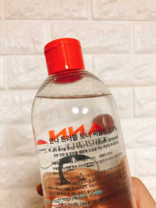 솔테라피 안나 트러블 토너 300ml — 4점을 준 리뷰어가 2019년 4월 올린 사용 사진