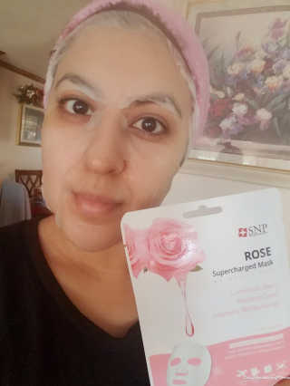 SNP Supercharged Mask_Rose Centifoli Flower — 4.5점을 준 리뷰어가 2019년 1월 올린 사용 사진