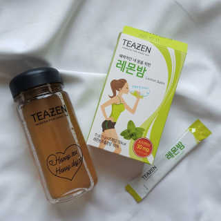 티젠 레몬밤 + 마이보틀 — 5점을 준 리뷰어가 2018년 7월 올린 사용 사진