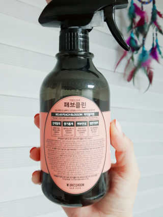 더블유드레스룸 페브클린 500ml — 5점을 준 리뷰어가 2018년 8월 올린 사용 사진