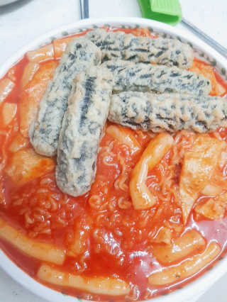 화곡미담 옛날 떡볶이 — 5점을 준 리뷰어가 2020년 3월 올린 사용 사진
