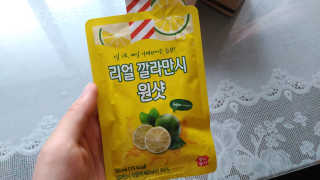 장수농가 리얼깔라만시 원샷 50ml 10팩+보틀 — 5점을 준 리뷰어가 2019년 5월 올린 사용 사진