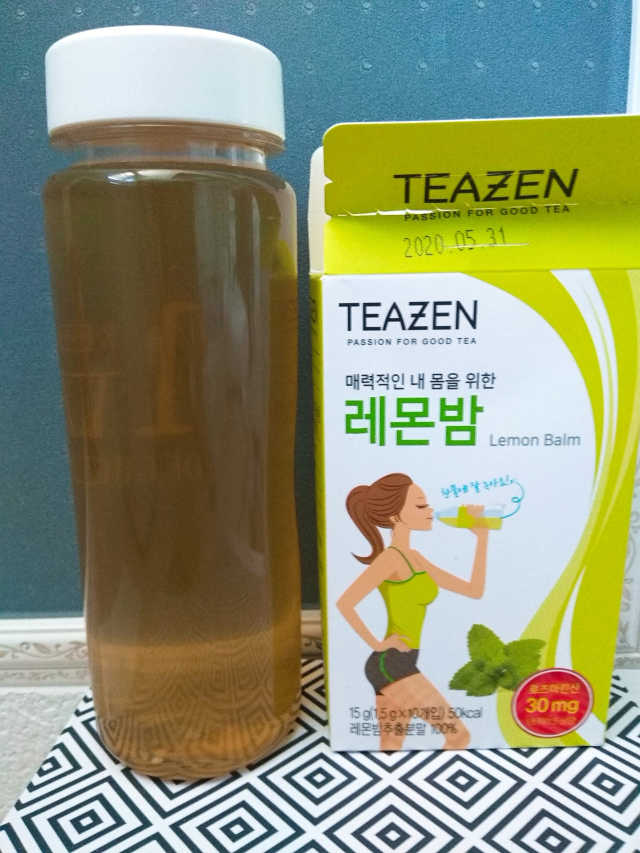티젠 레몬밤 + 마이보틀 리뷰 사진
