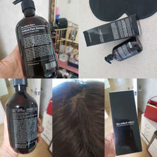 the naked object [탈모볼륨샴푸] 디블랙 팩 샴푸 — 4점을 준 리뷰어가 2019년 12월 올린 사용 사진