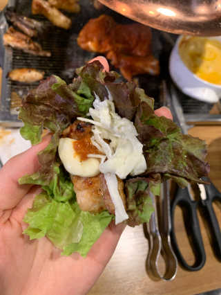 [춘여닭숯불닭갈비] 닭갈비 무한 2인+치즈퐁듀+음료수 — 3점을 준 리뷰어가 2019년 10월 올린 사용 사진