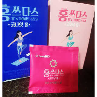 프롬바이오 홍쓰다스 아침,저녁 맞춤형 다이어트식품 14포+14포 — 5점을 준 리뷰어가 2019년 9월 올린 사용 사진
