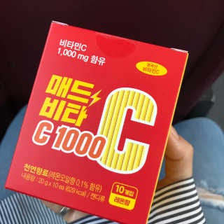 매드비타C 1000 — 4점을 준 리뷰어가 2019년 4월 올린 사용 사진