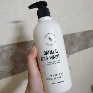 (주)에네스티 내추럴 촉촉  오트밀 바디워시 500ml — 5점을 준 리뷰어가 2019년 8월 올린 사용 사진