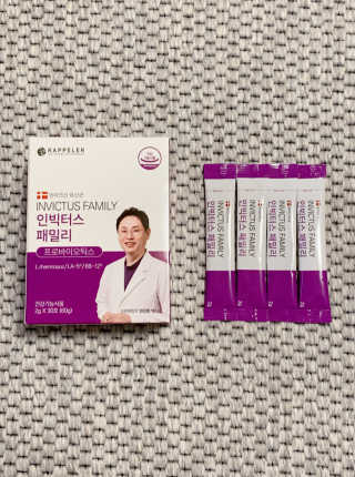 라플레 유해균을 이겨 튼튼한 장으로,  인빅터스 패밀리 — 5점을 준 리뷰어가 2019년 12월 올린 사용 사진