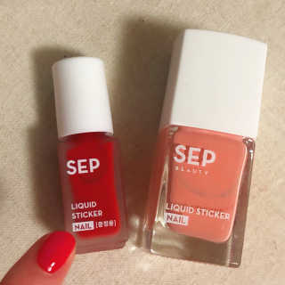 SEP 리퀴드 스티커 네일 - 마카롱 딜라이트 컬렉션 — 4.67점을 준 리뷰어가 2018년 5월 올린 사용 사진