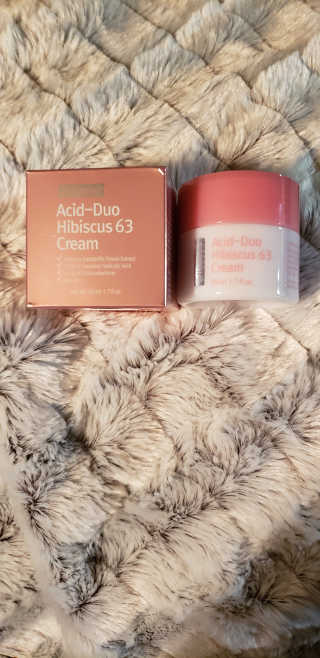 Wishtrend Acid-Duo 히비스커스 63 크림 — 5점을 준 리뷰어가 2019년 11월 올린 사용 사진