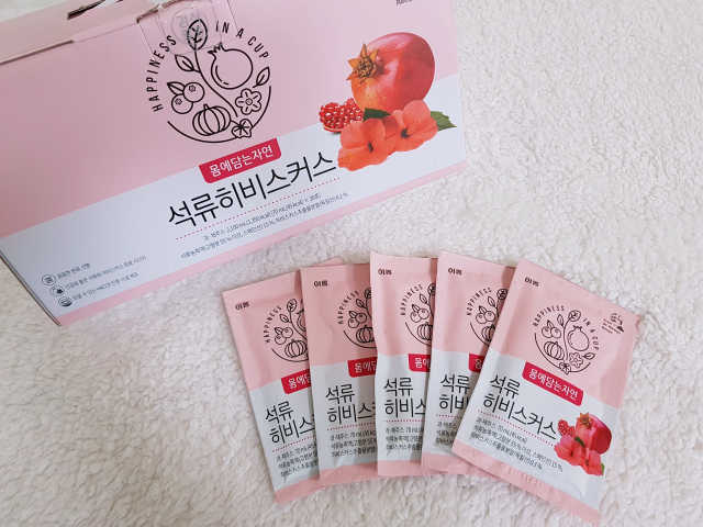 몸에담는자연 석류히비스커스 리뷰 사진