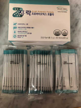 지노바 지락프로바이오틱스포뮬라 — 5점을 준 리뷰어가 2019년 12월 올린 사용 사진