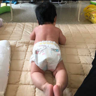 부드러운 헬로키티 기저귀 테이프형 — 5점을 준 리뷰어가 2020년 2월 올린 사용 사진