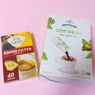 (주)쟈뎅 [쟈뎅] 클래스 신선한 하루 원두+여과지 SET — 4.5점을 준 리뷰어가 2019년 3월 올린 사용 사진