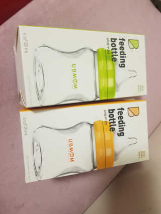 유비맘 신생아젖병 120ml 트리플팩_ 젖꼭지 포함 — 5점을 준 리뷰어가 2020년 2월 올린 사용 사진