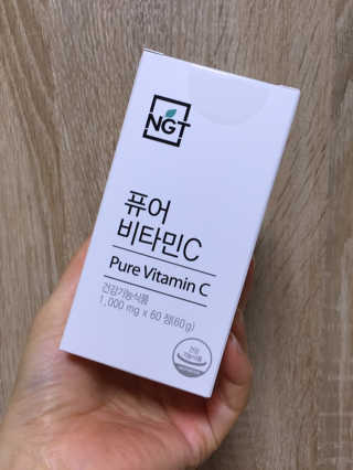 네츄럴굿띵스 퓨어 비타민C 30일분 — 5점을 준 리뷰어가 2018년 11월 올린 사용 사진