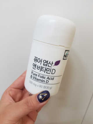 네츄럴굿띵스 퓨어 락토 철분 60일분 — 5점을 준 리뷰어가 2018년 2월 올린 사용 사진