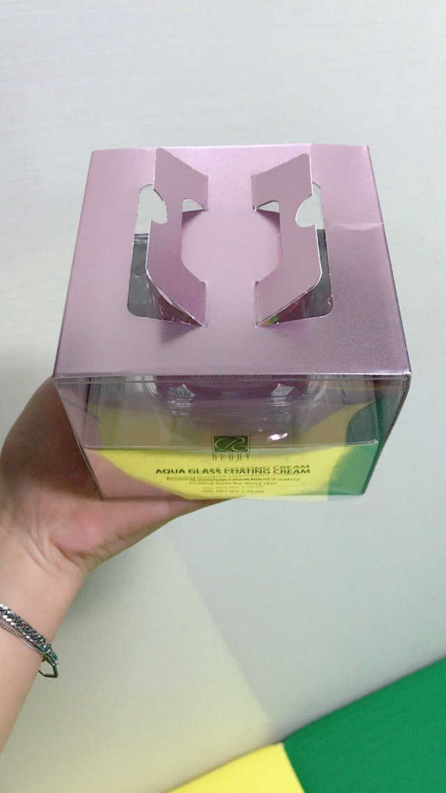 아쿠아 글라스 코팅 크림 리뷰 사진