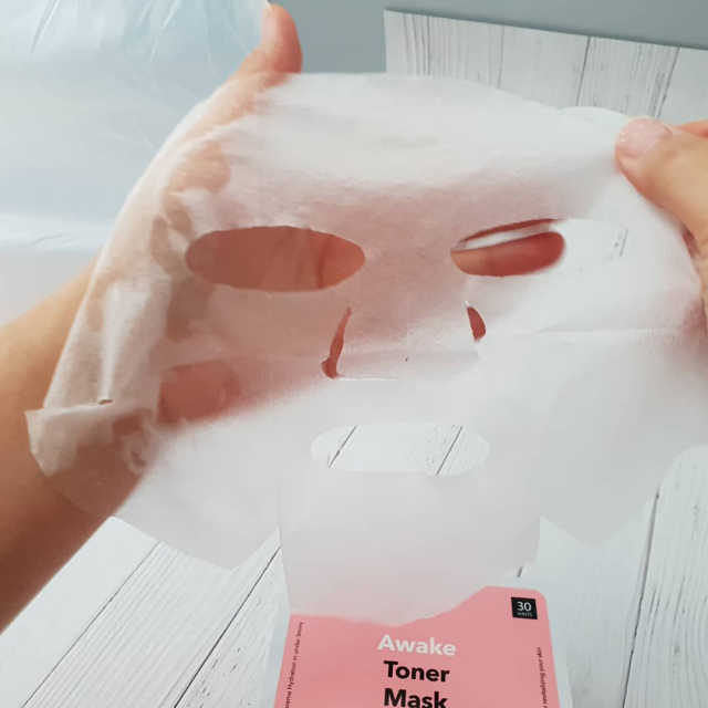 어웨이크 뽑아쓰는 3분 토너마스크팩 리뷰 사진
