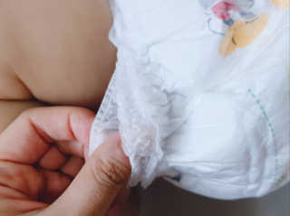 보솜이 베이비케어 팬티형 기저귀 — 5점을 준 리뷰어가 2019년 3월 올린 사용 사진