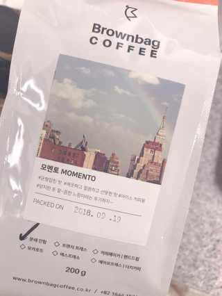 브라운백 커피 아이스 아메카노에 어울리는 원두 — 4.67점을 준 리뷰어가 2018년 9월 올린 사용 사진