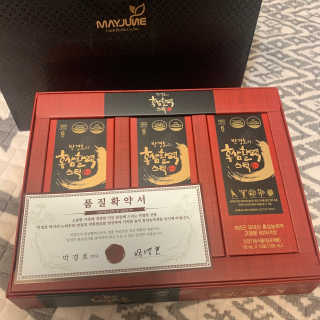메이준뉴트리 박경호의 홍삼활력스틱 10ml x 30포 — 5점을 준 리뷰어가 2020년 2월 올린 사용 사진