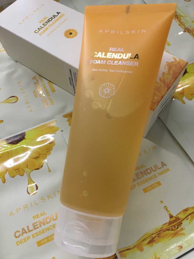 금송화 폼 클렌저 리뷰 사진