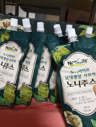 장수농가 남태평양 사모아 노니 원액 1L or 200mlx10팩 중 택 1 — 4.5점을 준 리뷰어가 2019년 1월 올린 사용 사진