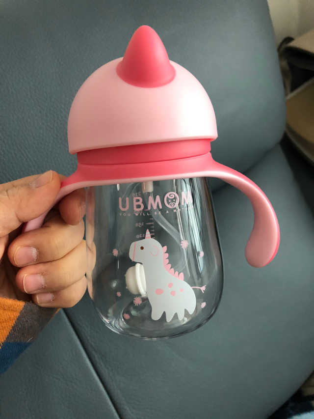 유비맘 트라이탄 코니빨대컵_컬러 랜덤 발송 리뷰 사진