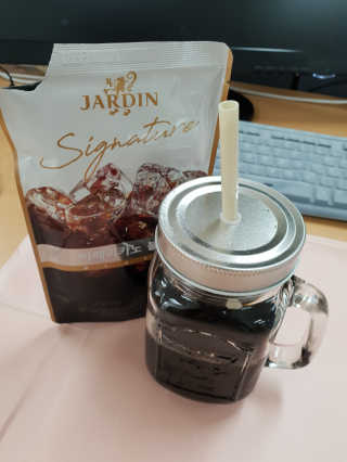 (주)쟈뎅 쟈뎅 시그니처 블랙, 헤이즐넛 230ml — 5점을 준 리뷰어가 2018년 7월 올린 사용 사진