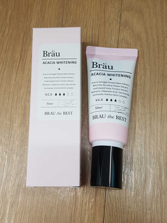 브로이코스메틱 아카시아 화이트닝 미백크림 리뷰 사진