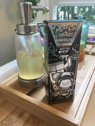 엘리자베카 Elizavecca  LongoLongo Gronique Diamond Mask Pack — 5점을 준 리뷰어가 2018년 7월 올린 사용 사진