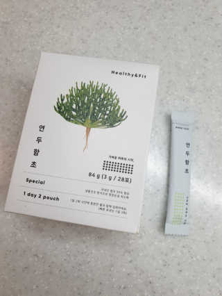 헬씨앤핏 디톡스와 변비에 탁월한 연두함초. 천연변비약으로 유명 — 3.5점을 준 리뷰어가 2020년 1월 올린 사용 사진