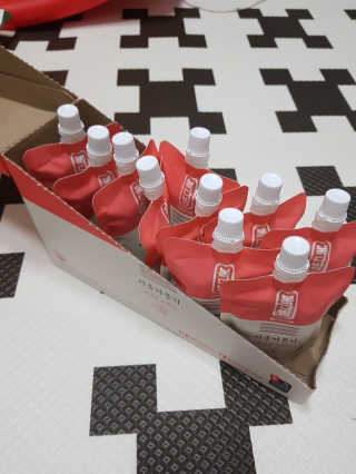 자연원 복다방 2종 100ml 10포씩 — 5점을 준 리뷰어가 2018년 12월 올린 사용 사진